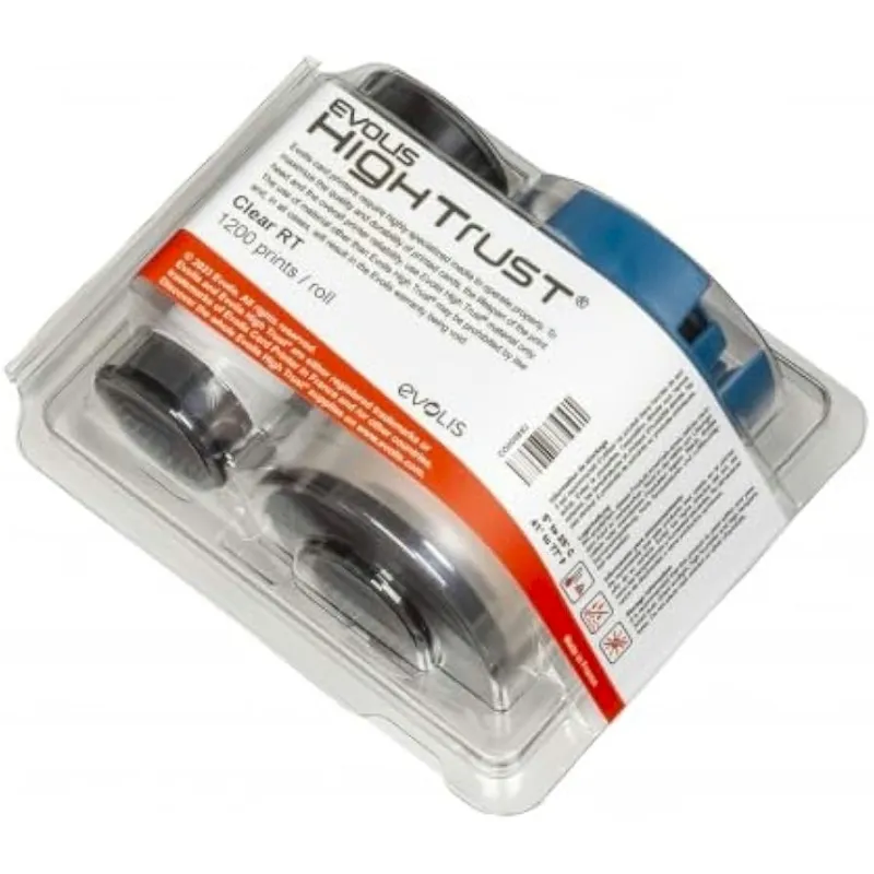 Evolis RTCL100NAAA ribbon film Clear para Agilia