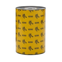Zebra 6200BK11045 Ribbon Resina Cinta industrial - c3mayorista.com