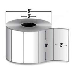 Zebra 10000285 4" x 2" Z-Perform 2000T Label - c3mayorista.com
