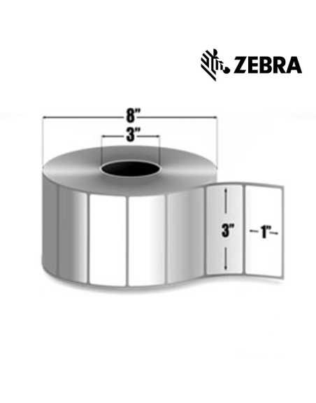 Zebra 10000303 Rollos 3" x 1" Zebra Z-Perform 1000D