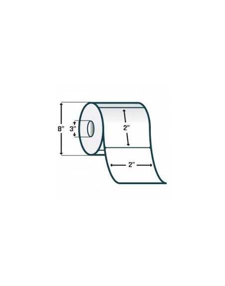 Zebra 10028310 Etiquetas Z-Perform 1000D de 2" x 2"