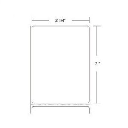Etiquetas Zebra 10009526 | Rollos 2.25" x 3" Z-SELECT 4000T - c3mayorista.com