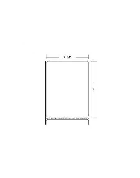 Etiquetas Zebra 10009526 | Rollos 2.25" x 3" Z-SELECT 4000T - c3mayorista.com