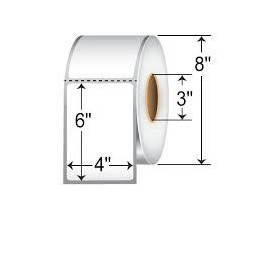 73909 - Zebra 6" x 4" Z-SELECT 4000T Rollo de Etiquetas