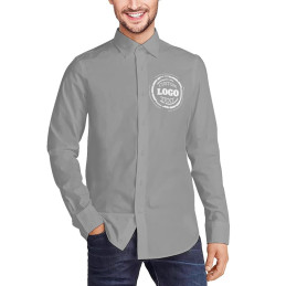 Uniformes Camisas Manga Larga Con Logotipo Bordado | C3mayorista