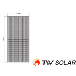 Panel TW SOLAR TWMND 66HD-615W Módulo Solar 615W 132 Celdas