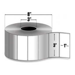10000303 - Zebra 3" x 1" Z-PERFORM 1000D Rollos de Etiquetas