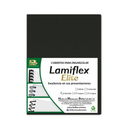 PASTA P/ENGARGOLAR T/C NEGRO C/50 LAMIFLEX PAQ LAMINC BOFLEX