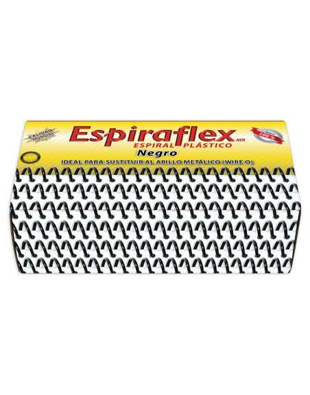 ARILLO P/ENGARGOLAR PLÁSTICO NEGRO 30MM C/24 ESPIRAFLEX