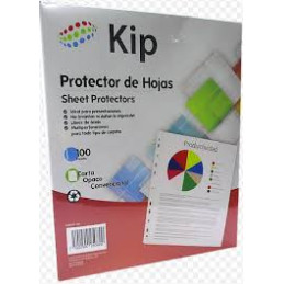 MICA PROTECTORA CARTA KIP CON 100 PIEZAS