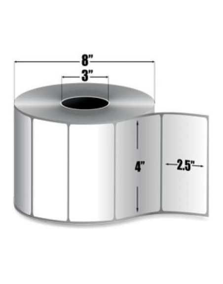 10000294 - Zebra Etiquetas 4" x 2.5" Z-PERFORM 2000D