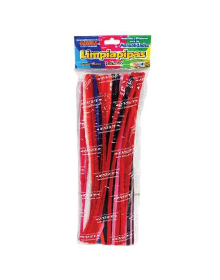 LIMPIA PIPAS SURTIDO C/100 PASCUA BOLSA