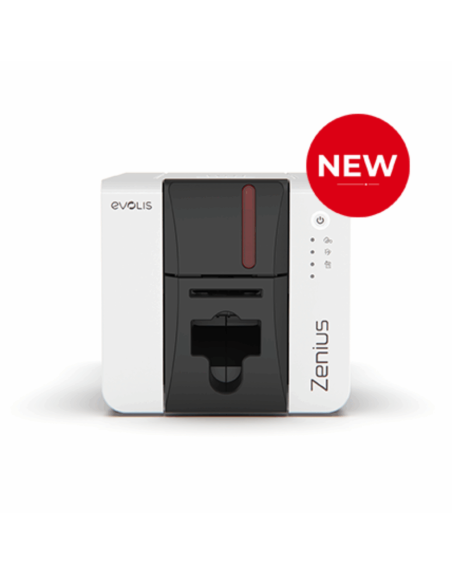 EVOLIS ZENIUS 2 | Impresora de Tarjetas PVC a Color una Cara