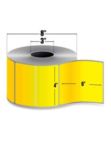 10006208-1 - Zebra 4" x 6" Z-PERFORM 2000T amarillo