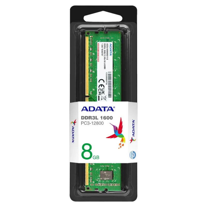 Memoria RAM ADATA PREMIER, 8 GB, DDR3L Memoria RAM ADATA PREMIER, 8 GB, DDR3L