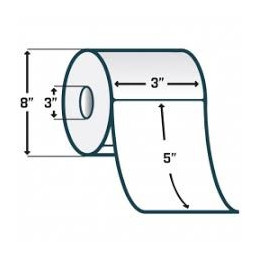 72993 - Zebra Etiquetas 3" x 5" Z-SELECT 4000T