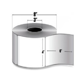 72353 - Zebra Etiquetas 4" x 6" Z-SELECT 4000T