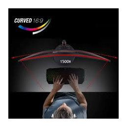 🖥️ Monitor Acer Gamer ED240Q 23.6" Curvo 165Hz FreeSync Premium