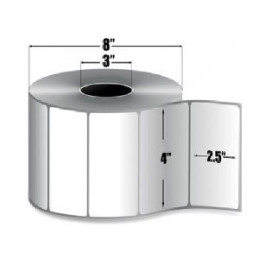 🛒 ZEBRA 94681 | Rollo de Etiquetas Premium Z-Select 4000T (4" x 2.50")