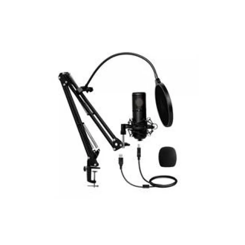 Micrófono BALAM RUSH USB con Filtro Anti-Pop | Para Streaming y Podcast