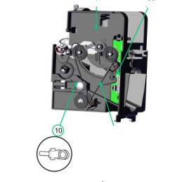 EVOLIS S10094 REFACCION AJUSTE BANDA HOPPER