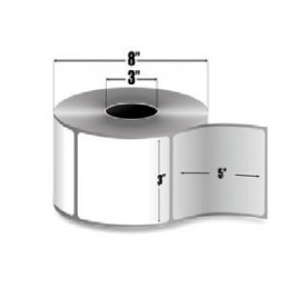 ZEBRA 97477 | Rollo de Etiquetas Industriales Z-Select 4000T All-Temp (3" x 5")