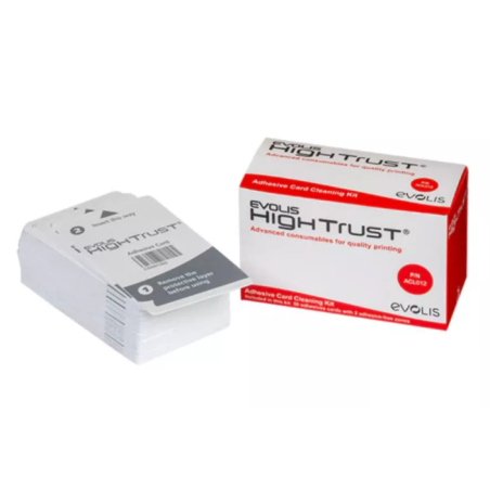 Evolis ACL012 Tarjetas adhesivas de limpieza para impresoras Agilia