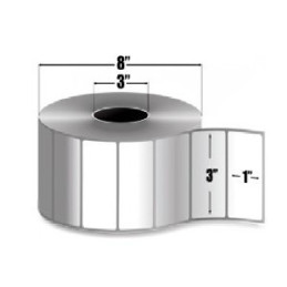 10011688 - Zebra Etiquetas 3" x 1" POLYPRO 4000T