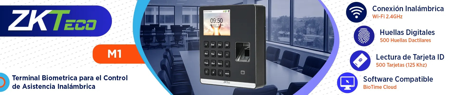 ZKTECO M1 - Control de asistencia